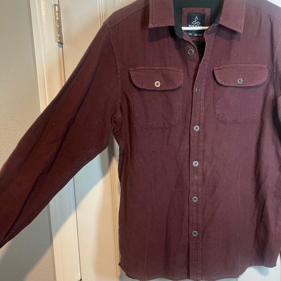 PRANA Men's Lybeck Flannel Long-Sleeve Shirt - Picture 5 of 8